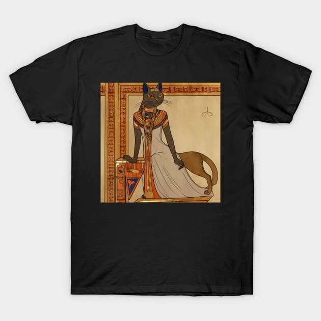 Bastet Egyptian deity T-Shirt by ComicsFactory